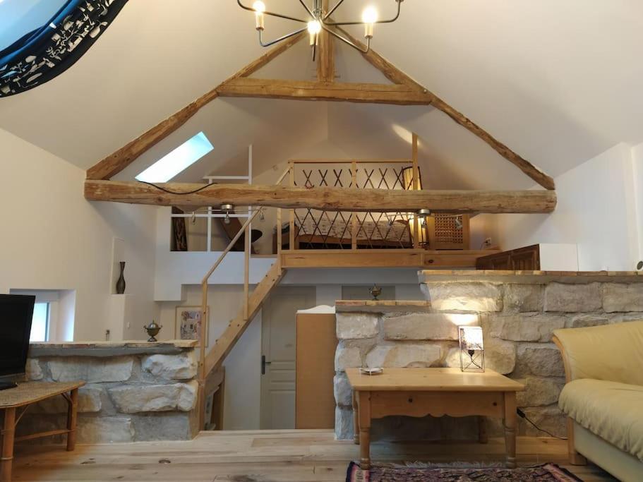 Superbe Appartement Dans Charmant Corps De Ferme Acheres-la-Foret Eksteriør bilde